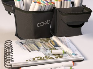 copic sketch set a 3D Модель