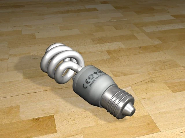fluorescent lamp 3D Model .c4d .max .obj .3ds .fbx .stl .blend 