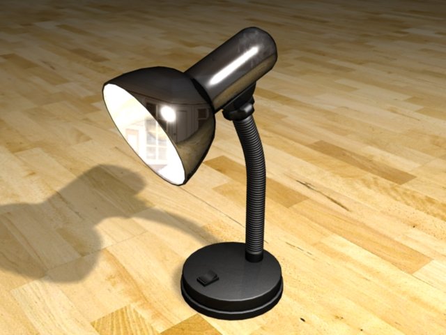 tablelamp 3D Model .c4d .max .obj .3ds .fbx .stl .blend 