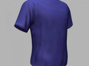 blue tshirt 3D Model