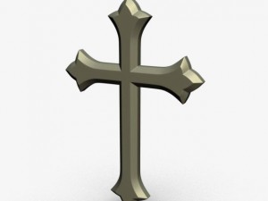 cross symbol Model 3D