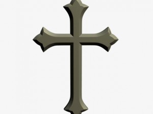cross symbol Modello 3D
