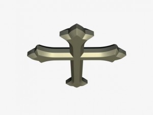 cross symbol Modello 3D