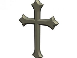 cross symbol Modello 3D