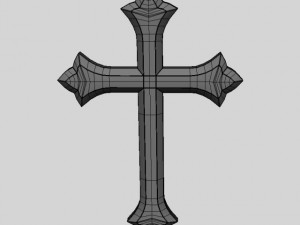 cross symbol Modello 3D
