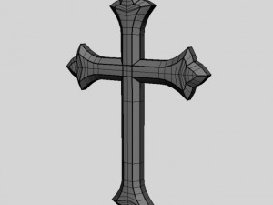 cross symbol Modello 3D