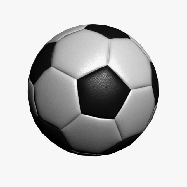 football Modello 3D .c4d .max .obj .3ds .fbx .stl .blend 