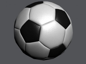 football Modello 3D