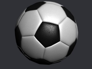 football Modello 3D
