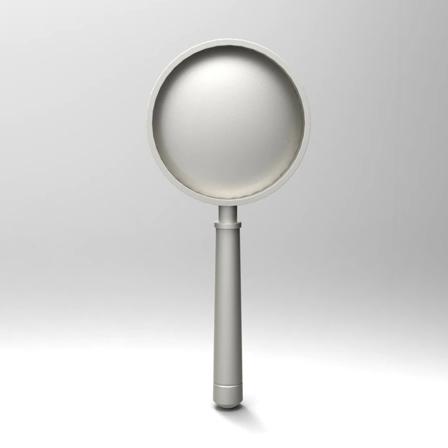 magnifying glass 3D Model .c4d .max .obj .3ds .fbx .stl .blend 