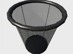 waste bin Modello 3D