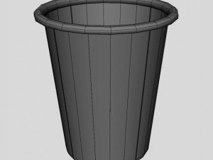 waste bin Modello 3D