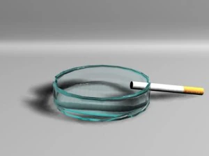 portacenere Modello 3D