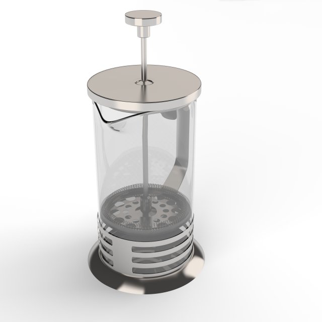 cafetiere Modèle 3D .c4d .max .obj .3ds .fbx .stl .blend 
