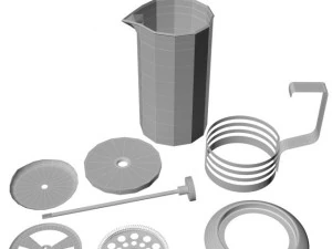 cafetiere 3D Model
