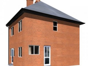 semi detached house 3D Модель