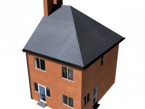 semi detached house 3D Модель