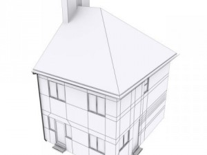 semi detached house 3D Модель