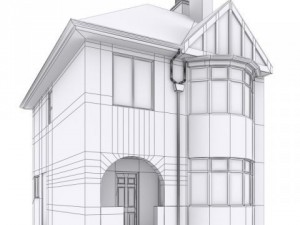 semi detached house 3D Модель