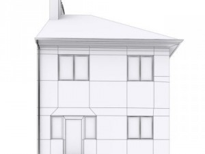 semi detached house 3D Модель