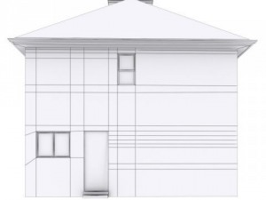 semi detached house 3D Модель