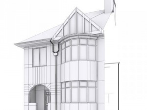 semi detached house 3D Модель