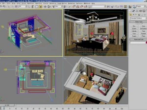 living room 072 3D Model