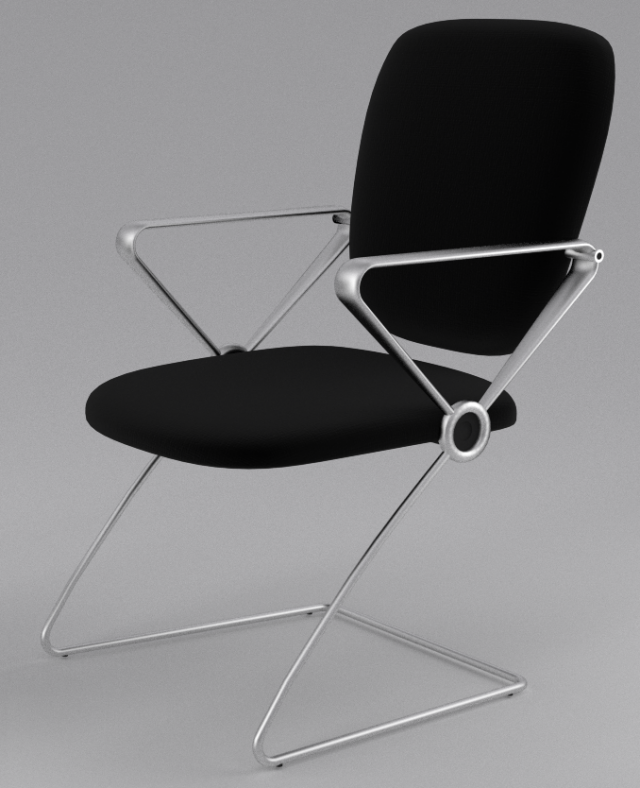simple chair 3D 모델 .c4d .max .obj .3ds .fbx .stl .blend 