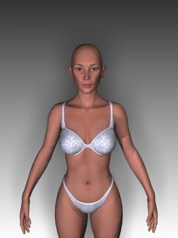 bikini woman on beach 3D Model .c4d .max .obj .3ds .fbx .stl .blend 