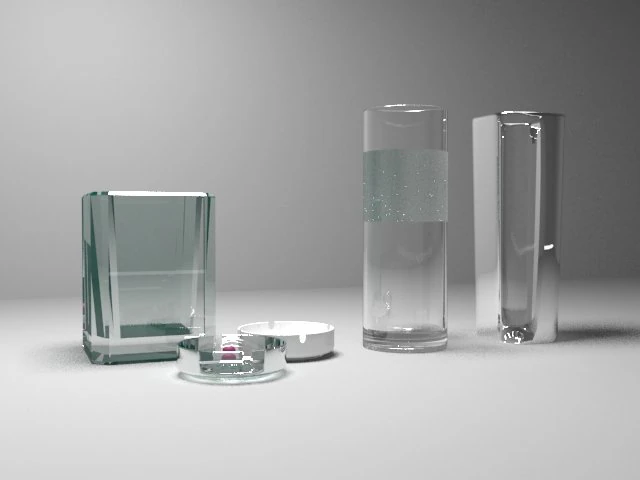 vray glass 3D Model .c4d .max .obj .3ds .fbx .stl .blend 