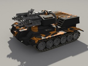 tesla tank 3D Модель