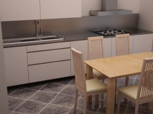 kitchen simple 3D-Modell