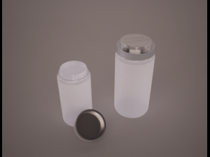 jars with childproof lid 3D Model