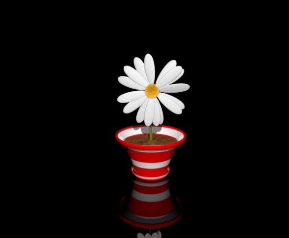 flower 3D Model .c4d .max .obj .3ds .fbx .stl .blend 