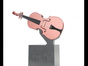 violin 3D-Modell