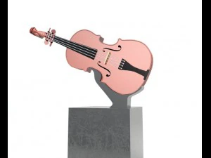 violin 3D Model