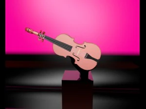 violin 3D Model