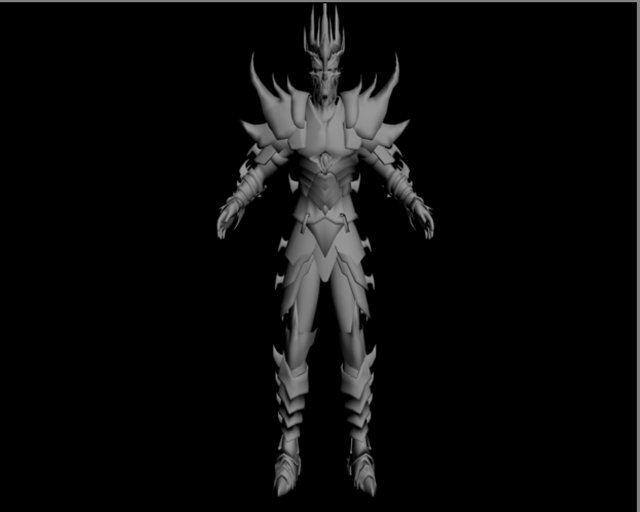 dark armor 3D Model .c4d .max .obj .3ds .fbx .stl .blend 