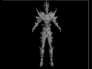 dark armor Model 3D