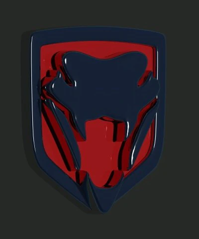 dodge viper logo 3D Model .c4d .max .obj .3ds .fbx .stl .blend 