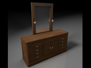 bedroom furniture 3D-Modell