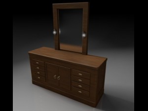 bedroom furniture Modello 3D