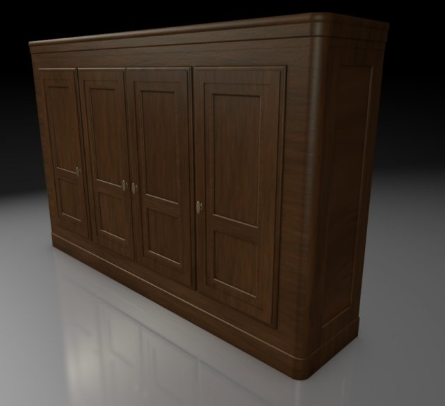 wardrobe Modèle 3D .c4d .max .obj .3ds .fbx .stl .blend 