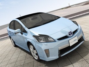 toyota prius phv 2012 plugin purius 3D Model