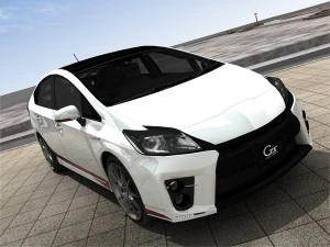 toyota prius gs model versi sport 2012 Model 3D