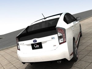 toyota prius gs 2012 sport version model 3D 模型