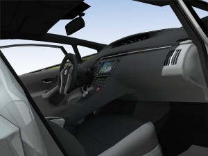 toyota prius gs 2012 sport version model 3D 模型