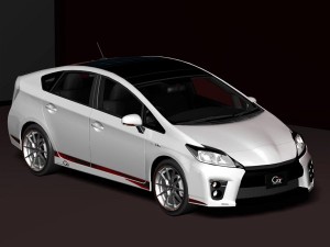 toyota prius gs 2012 sport version model 3D 模型