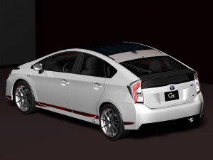 toyota prius gs 2012 sport version model 3D 模型