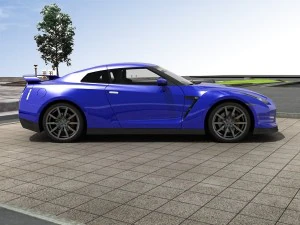 nissan gtr r35 2012 3D Model